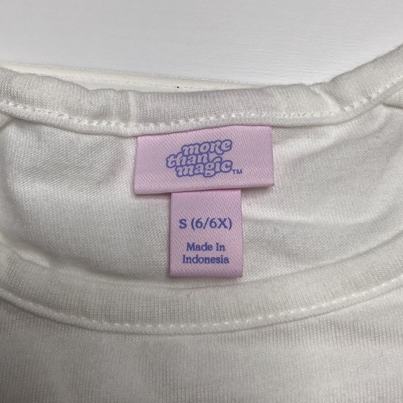 More than Magic white sequin tee, NWT, small - Picture 5 of 5